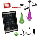 Smart mini decorative solar hanging pendant light for home lighting with 3 LED pendant lamps